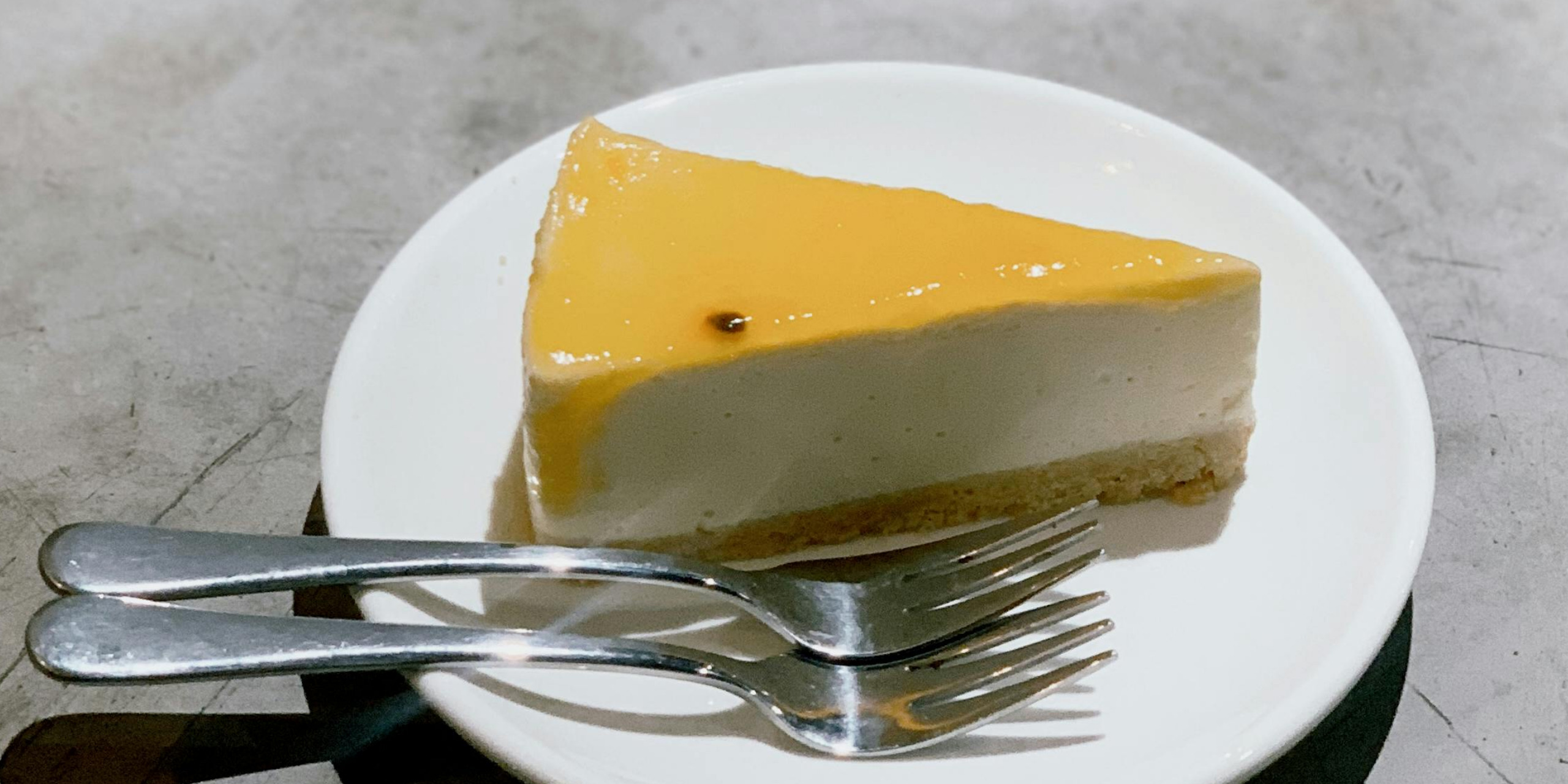 Le cheesecake aux fruits de la passion
