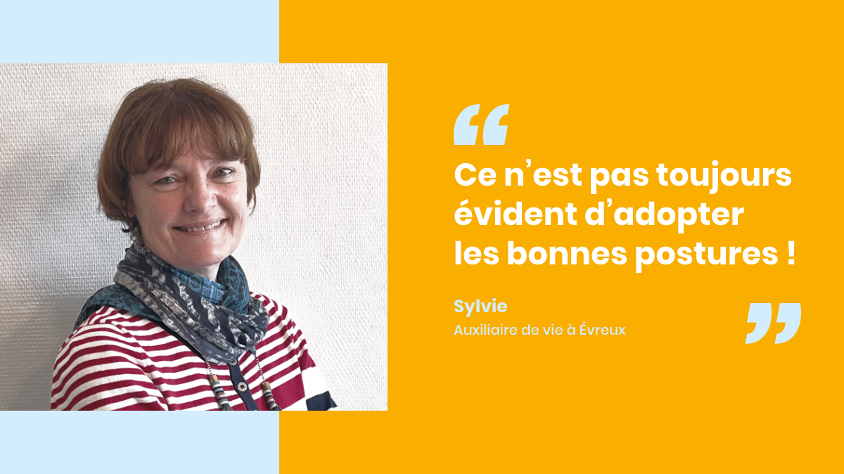 Sylvie, auxiliaire de vie à Évreux