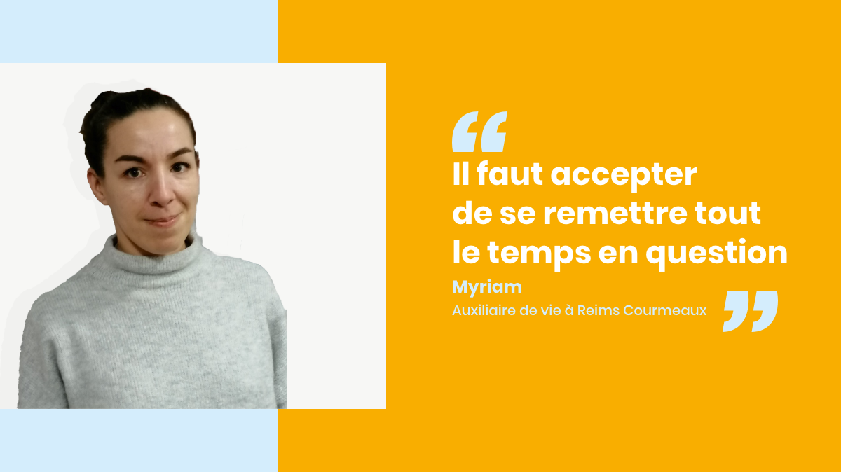 Myriam, auxiliaire de vie à Reims Courmeaux