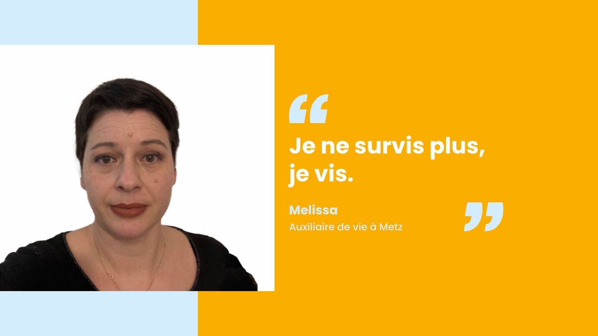 Melissa, auxiliaire de vie à Metz-Ouest