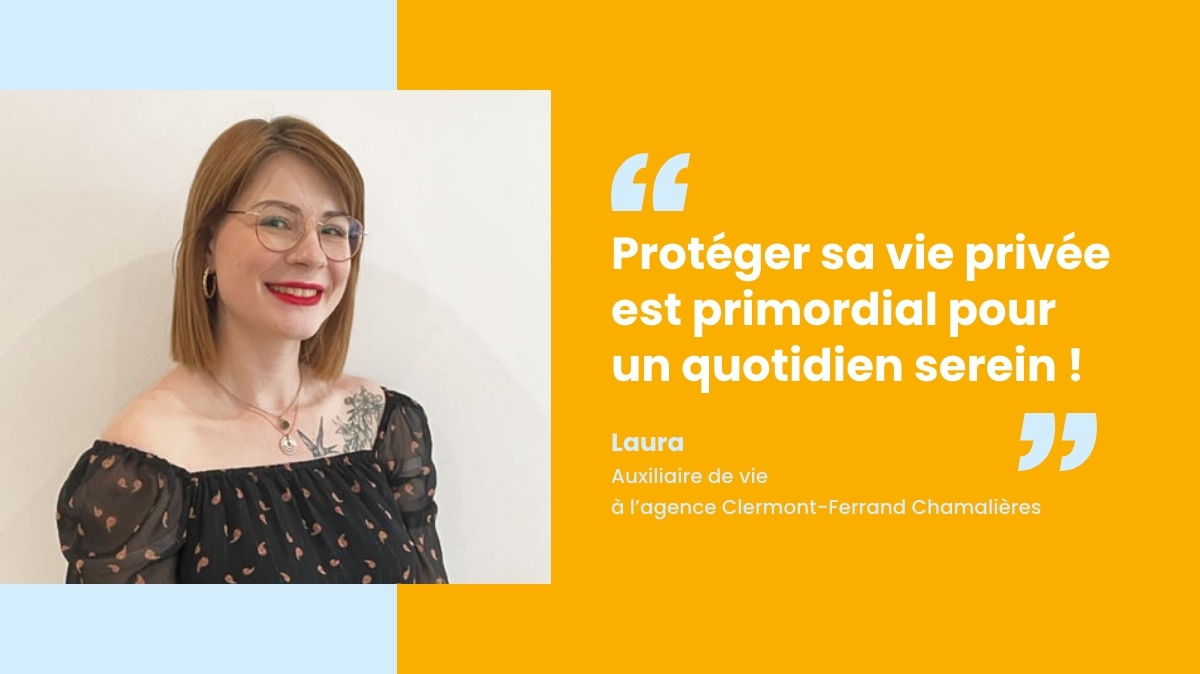 Laura, auxiliaire de vie à Clermont-Ferrand